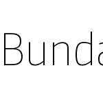 BundaySansW03-Thin