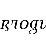 BrogueW05-Italic