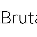 BrutaProRegularW05-Light