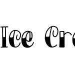 Ice Cream Sundae Font