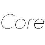 CoreSansGSW05-15ThinItalic