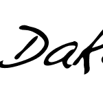 DakotaFamilyW05-DemiItalic