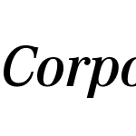 CorporateAW07-DemiItalic