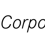 CorporateSW07-LightItalic