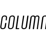 COLUMNSANSW05-LightItalic