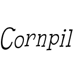 CornpileW05-LightItalic