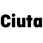 CiutadellaDisplayW03-XBold