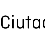 CiutadellaRoundedW05-Rg