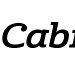 CabritoW05-ExtBoldItalic