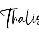 Thalisar Handwritten