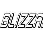 Blizzard Shaft 3D Italic