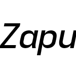 Zapus Sans