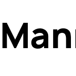 Manrope