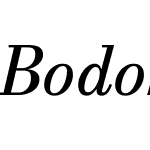 Bodoni Moda 6pt