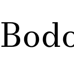 Bodoni Moda 6pt