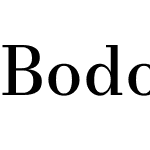 Bodoni Moda 7pt