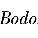 Bodoni Moda 9pt