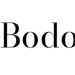 Bodoni Moda 18pt