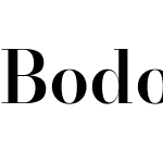 Bodoni Moda 20pt