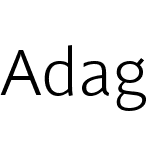 Adagio Sans