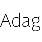 Adagio Sans