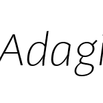 Adagio Sans