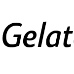 Gelato Sans