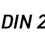 DIN2014W03-DemiItalic