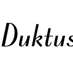 DuktusW05-CondensedRegular