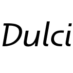 DulcianW05-ExtRegularItalic