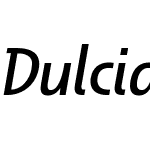 DulcianW03-CondMediumItalic