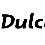 DulcianW03-ExtBoldItalic