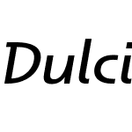 DulcianW03-ExtMediumItalic