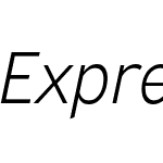 ExpresswayW05-LightItalic