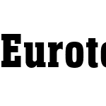 EurotechW05-BoldCondensed