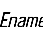 EnamelaW00-Italic