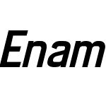 EnamelaW05-MediumItalic