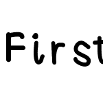 First