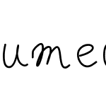 umechanfont