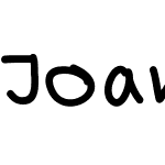 JoannasWorstFont