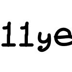 11yearoldfont