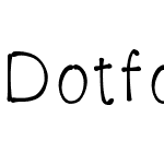 Dotfont