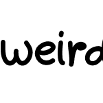 weirdothandscript