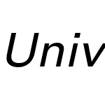 Univers LT Pro