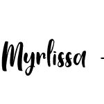 Myrlissa - Personal Use