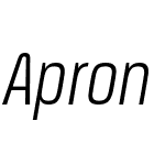 Apron Condensed