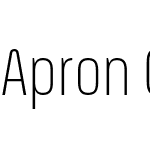 Apron Condensed