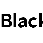 Blacker Sans Pro