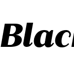 Blacker Sans Text