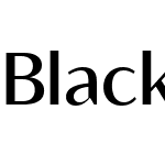 Blacker Sans Text